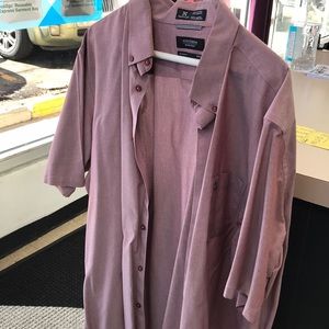 Casual Short Sleeved Button Down Shirt